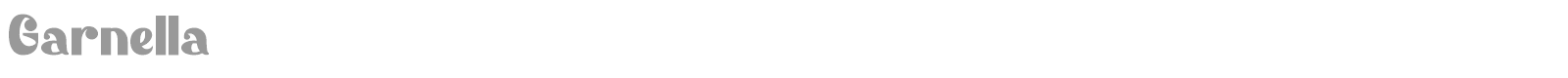 Garnella font preview